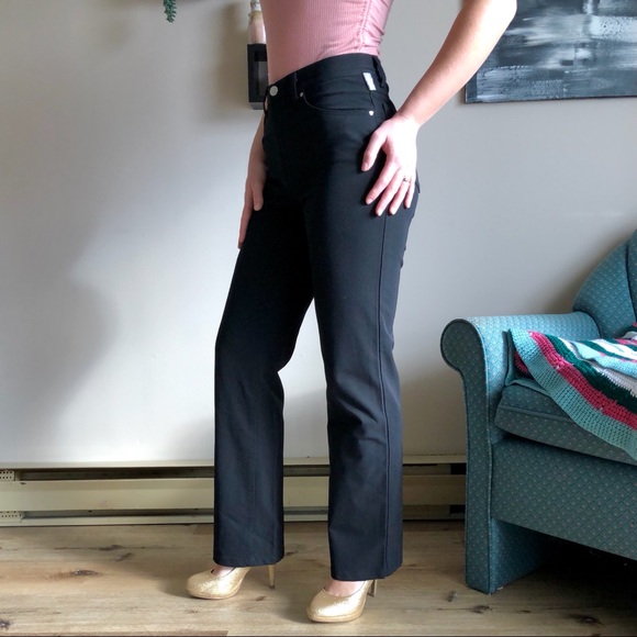 Versace Jeans Couture High Rise Black Dress Pants, Made in Italy - Picture 6 of 16